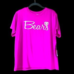 size medium hot pink NFL Chicago Bears short sleeve super soft T-shirt